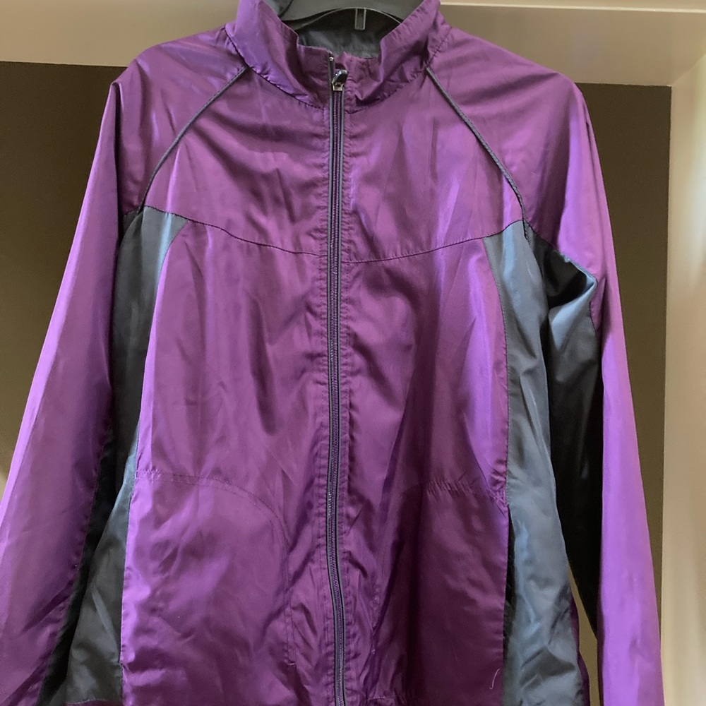 New BCG Purple Windbreaker Jacket M